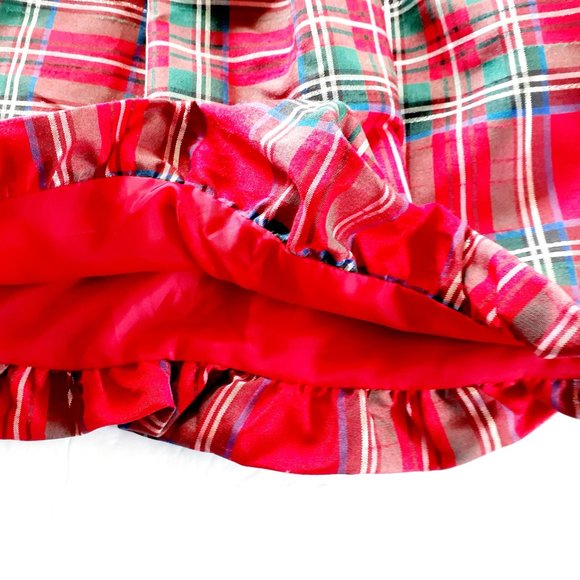 Pastourelle Pippa & Julie Girls Shirt Red Plaid Holiday Christmas 4T New - Picture 7 of 13